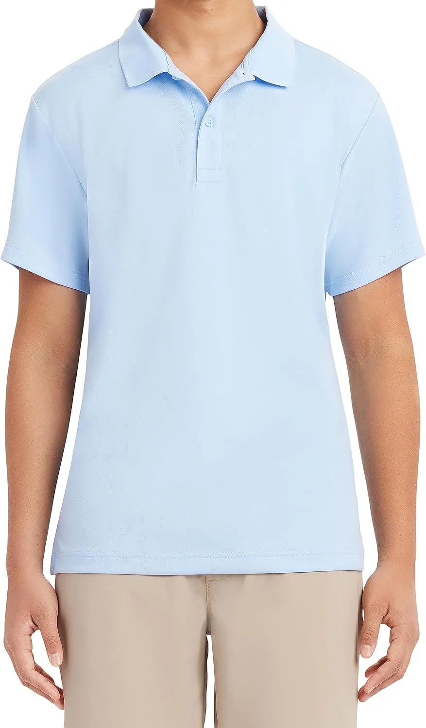 Nautica Young Men's Uniform Short Sleeve Performance Polo