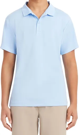 Nautica Young Men's Uniform Short Sleeve Performance Polo