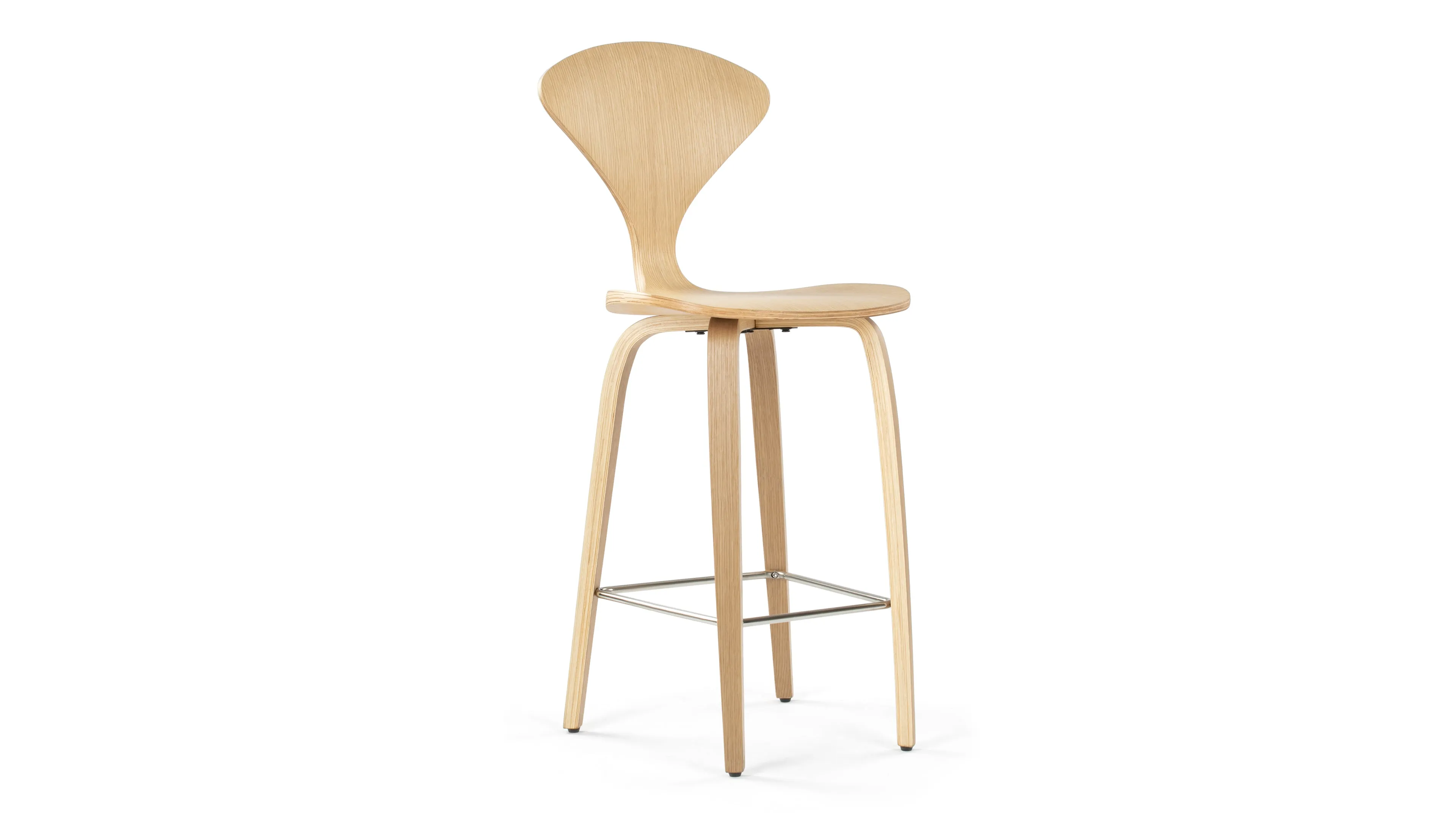 Norman - Norman Counter Stool, Oak, 25.5" Seat Height