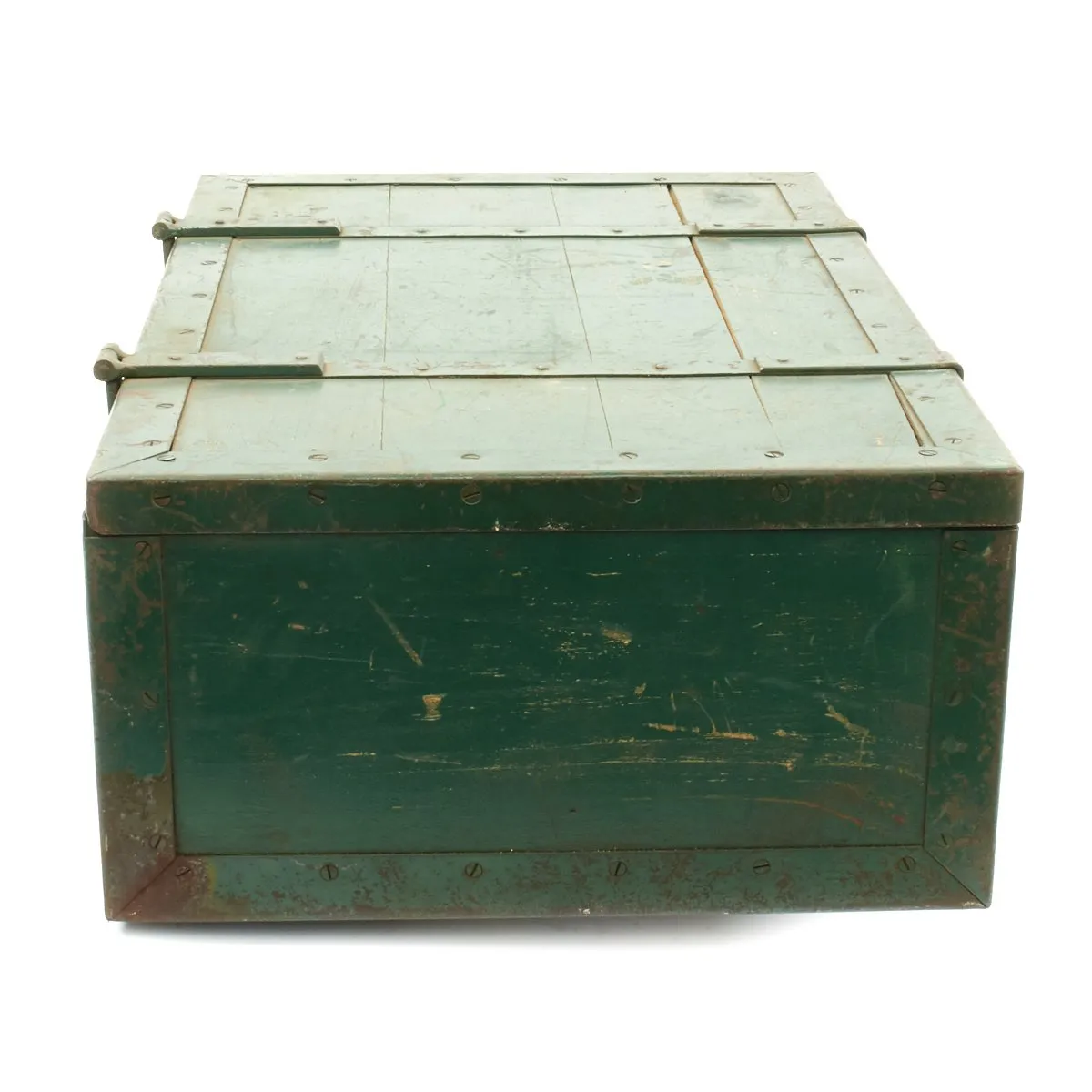 Original British Wooden Supply Chest with Iron Fittings for Pack Artillery No.2 - c.1880-1915
