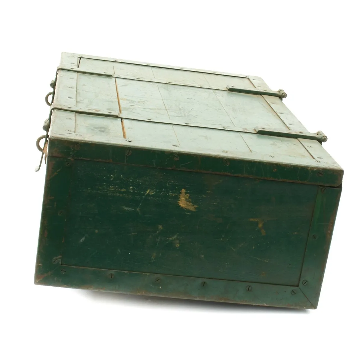 Original British Wooden Supply Chest with Iron Fittings for Pack Artillery No.2 - c.1880-1915