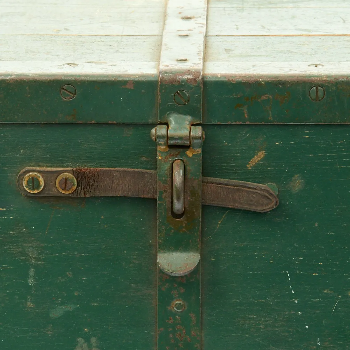 Original British Wooden Supply Chest with Iron Fittings for Pack Artillery No.2 - c.1880-1915