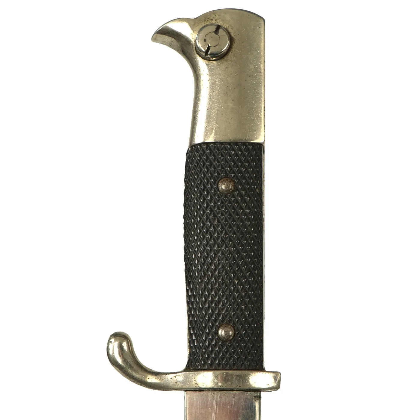 Original German WWII Heer Etched Short 98k Dress Bayonet made in Solingen with Scabbard & Frog