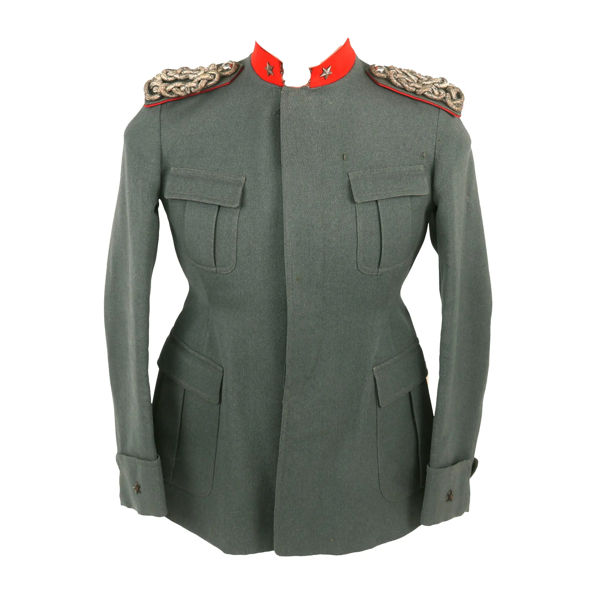 Original Italian WWI / 1920s Officer’s Uniform Tunic & Breeches by Nello Cambi of Genova