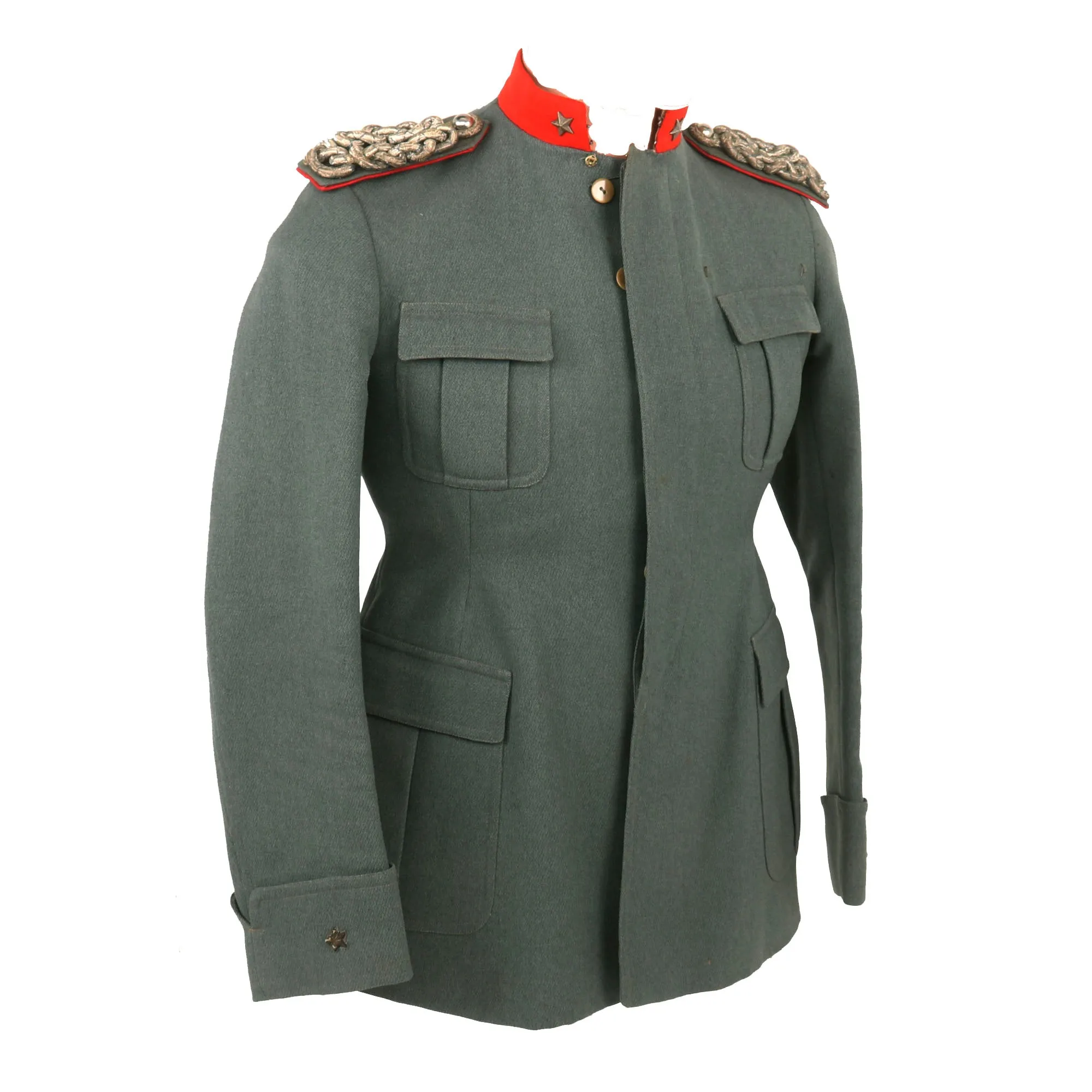 Original Italian WWI / 1920s Officer’s Uniform Tunic & Breeches by Nello Cambi of Genova