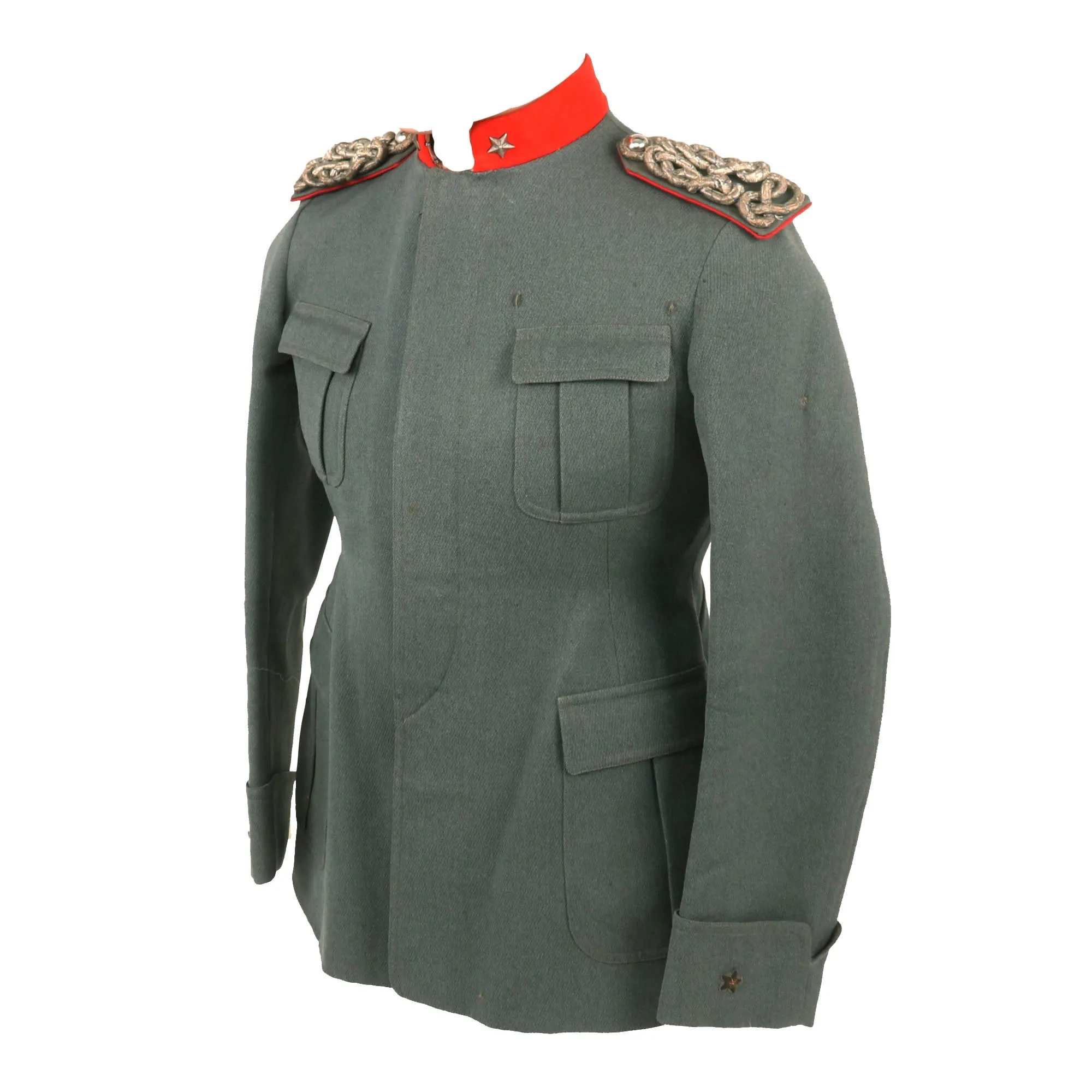 Original Italian WWI / 1920s Officer’s Uniform Tunic & Breeches by Nello Cambi of Genova