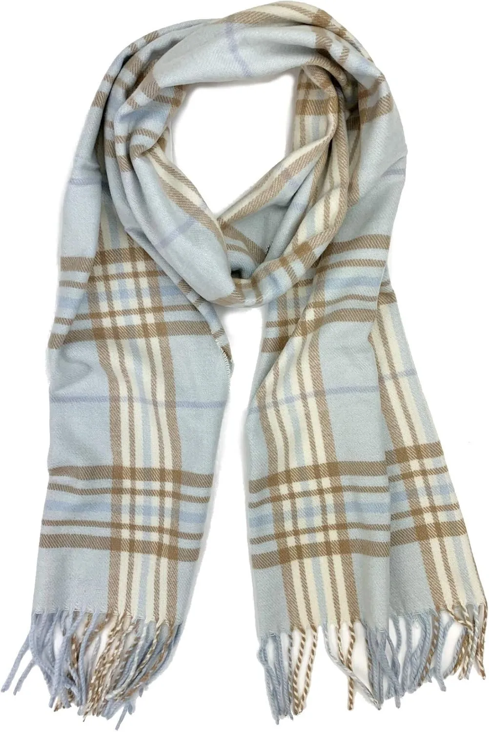 Plum Feathers Super Soft Luxurious Cashmere Feel unisex for Men and Women Winter Scarf