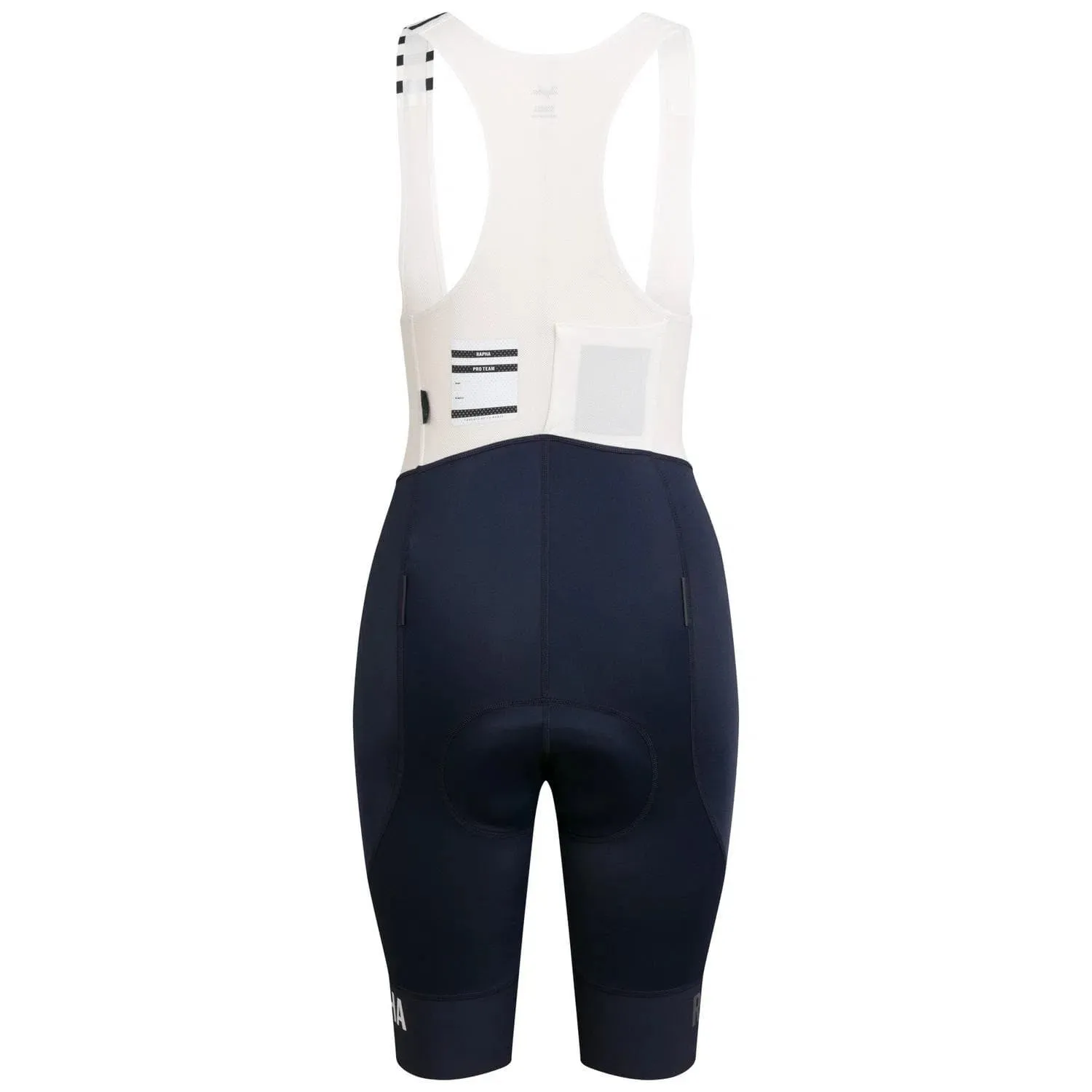 RAPHA Pro Team Women Bib Shorts Regular - Navy/White