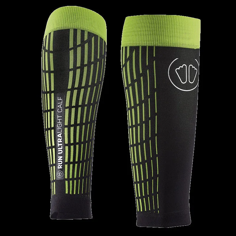 Run Feel socks   Ultralight Run Calf sleeves black/yellow