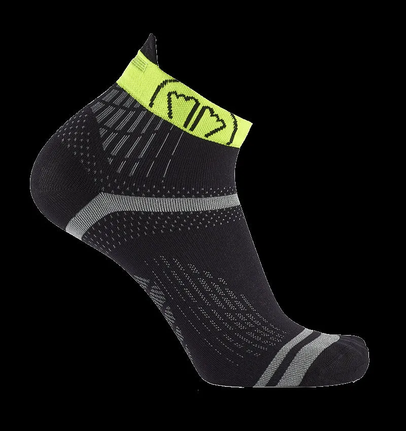 Run Feel socks   Ultralight Run Calf sleeves black/yellow