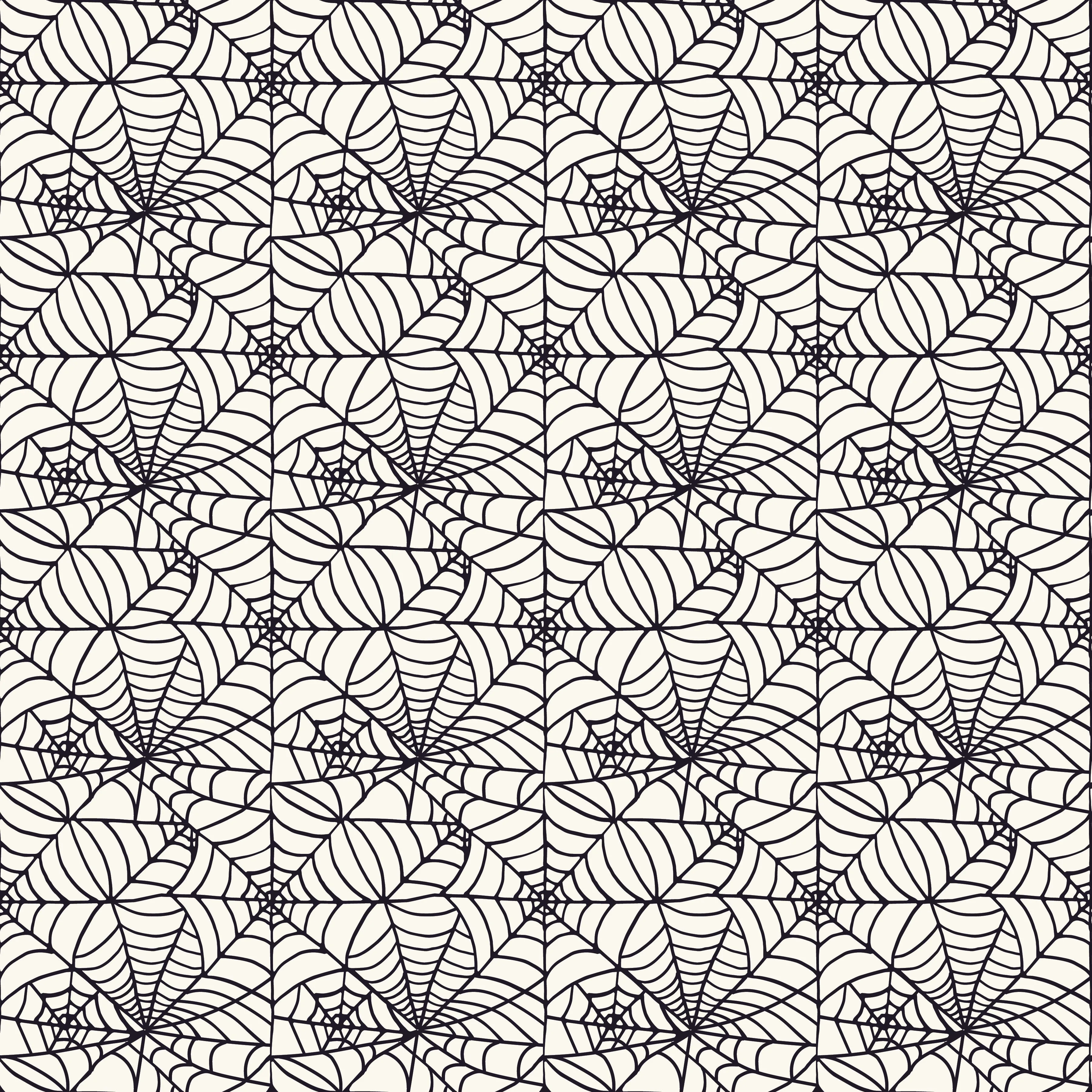 Sophisticated Halloween | Spiderweb Cream by My Mind's Eye for Riley Blake | C14622-CREAM
