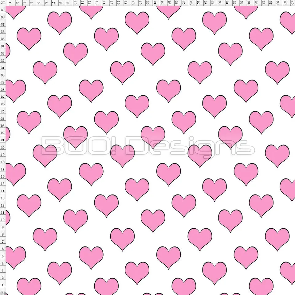 Spandex Hearts Milkshake On White