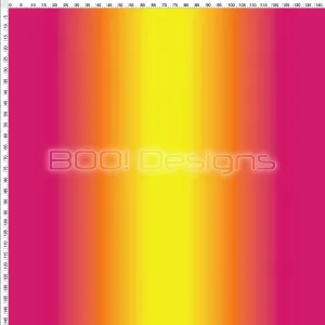 Spandex Ombre Pink Orange Yellow