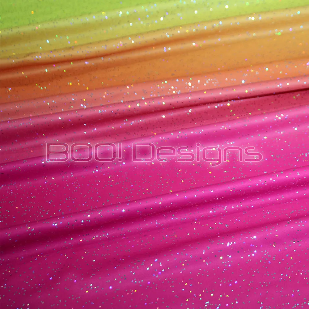 Spandex Ombre Pink Orange Yellow