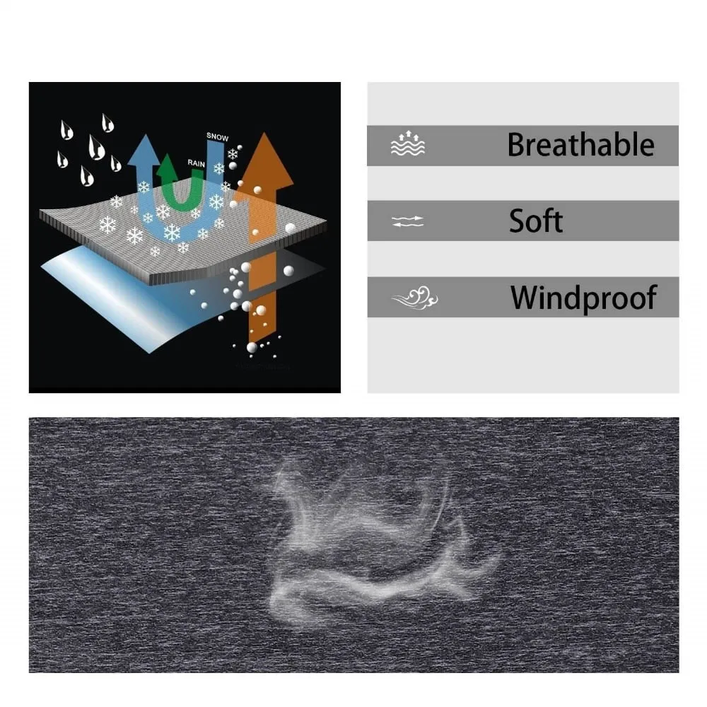 Summer Bicycle Face Mask Ice Fabric Anti-sweat Breathable Sport Cycling Running Scarf Headwear Men Women Bike Mask