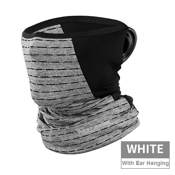 Summer Bicycle Face Mask Ice Fabric Anti-sweat Breathable Sport Cycling Running Scarf Headwear Men Women Bike Mask