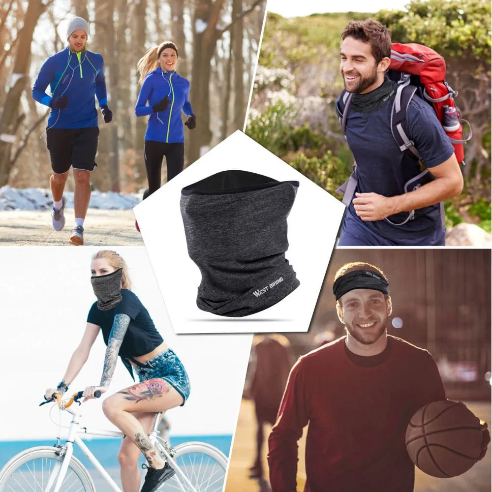 Summer Bicycle Face Mask Ice Fabric Anti-sweat Breathable Sport Cycling Running Scarf Headwear Men Women Bike Mask