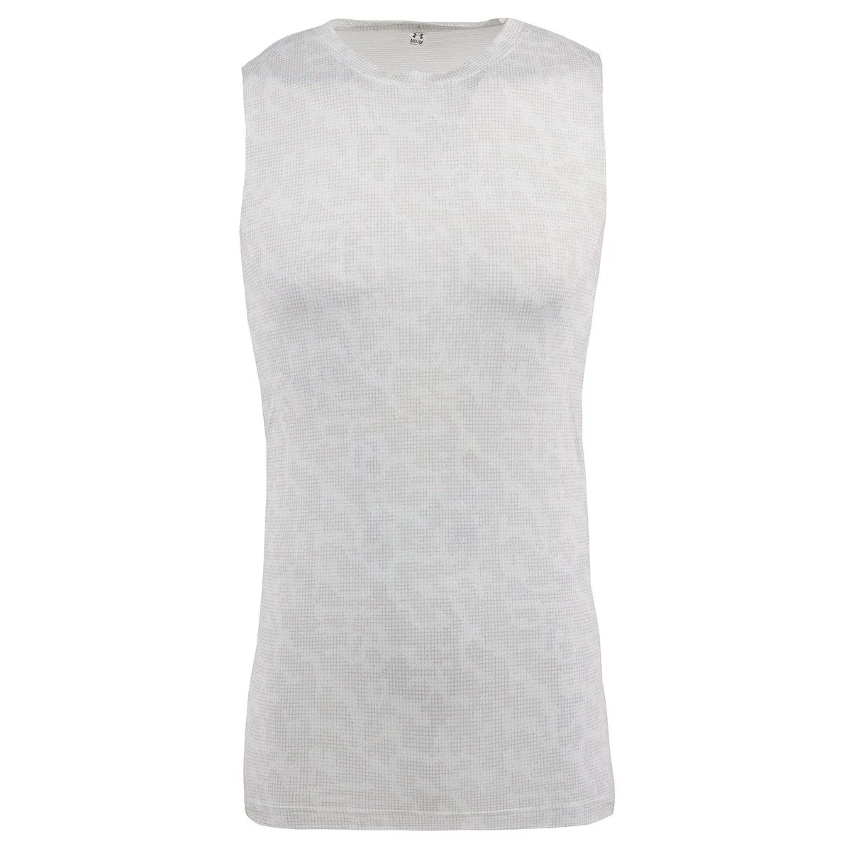 Under Armour Men's UA Tech Mesh Back Tank White Pattern/Steel S