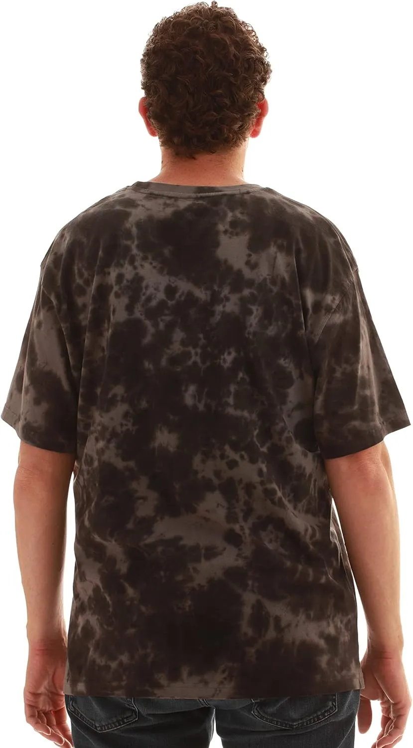 Whiskey & Oak Mens Tie Dye T-Shirt  Crew Neck Tee Shirt