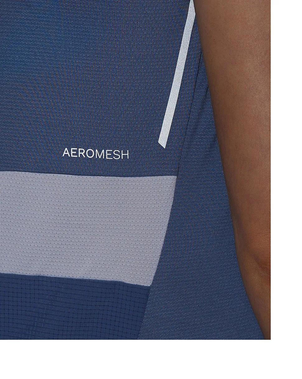 Women's Apex Lightweight Panelled Tank Top - Blue