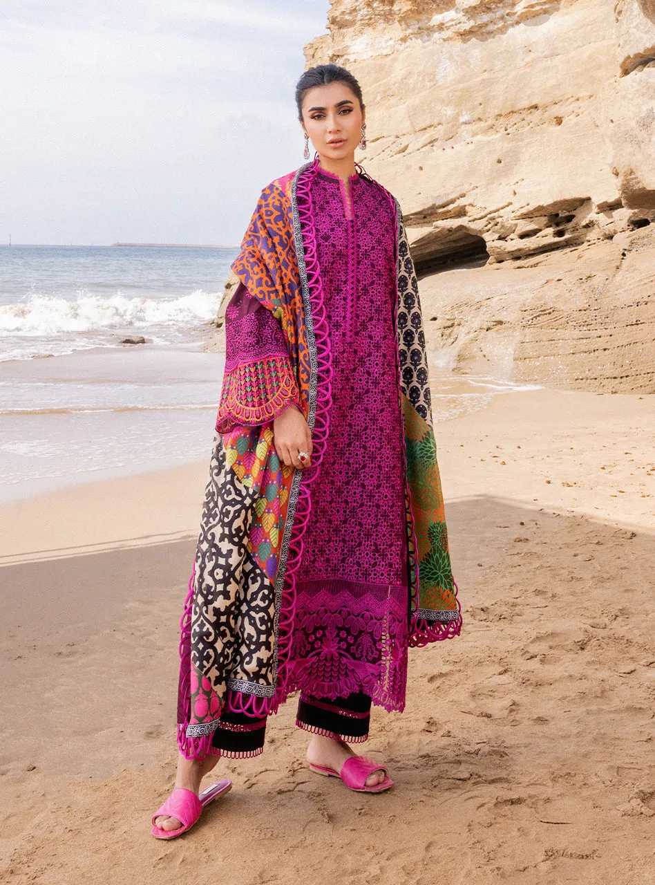 Zainab Chottani Chikankari Luxury Lawn Collection 2024 – Naysa - 4B