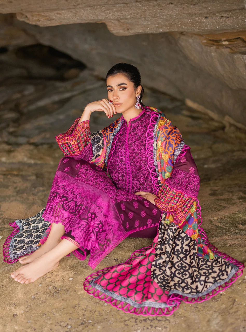 Zainab Chottani Chikankari Luxury Lawn Collection 2024 – Naysa - 4B