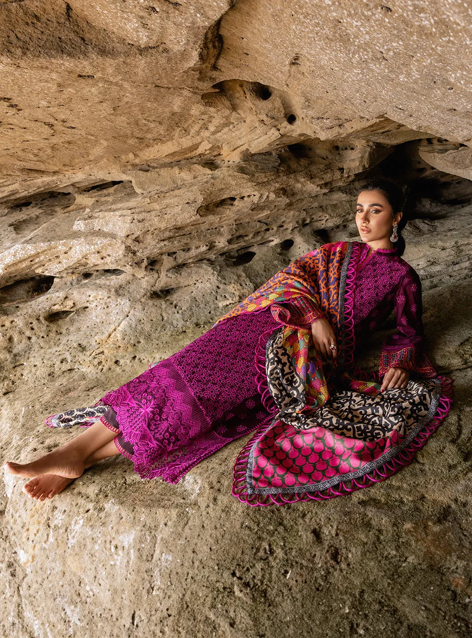 Zainab Chottani Chikankari Luxury Lawn Collection 2024 – Naysa - 4B