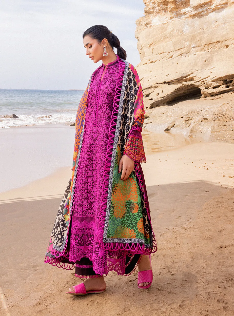 Zainab Chottani Chikankari Luxury Lawn Collection 2024 – Naysa - 4B