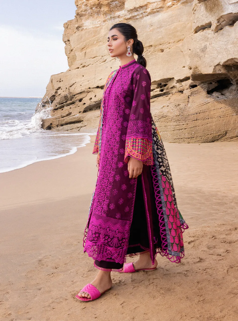 Zainab Chottani Chikankari Luxury Lawn Collection 2024 – Naysa - 4B
