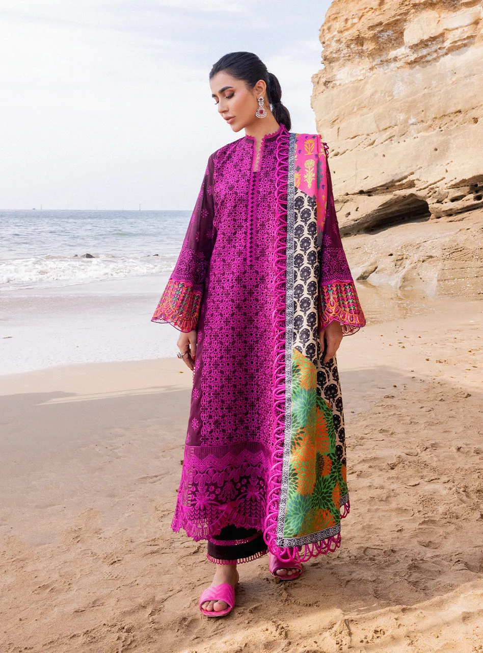 Zainab Chottani Chikankari Luxury Lawn Collection 2024 – Naysa - 4B