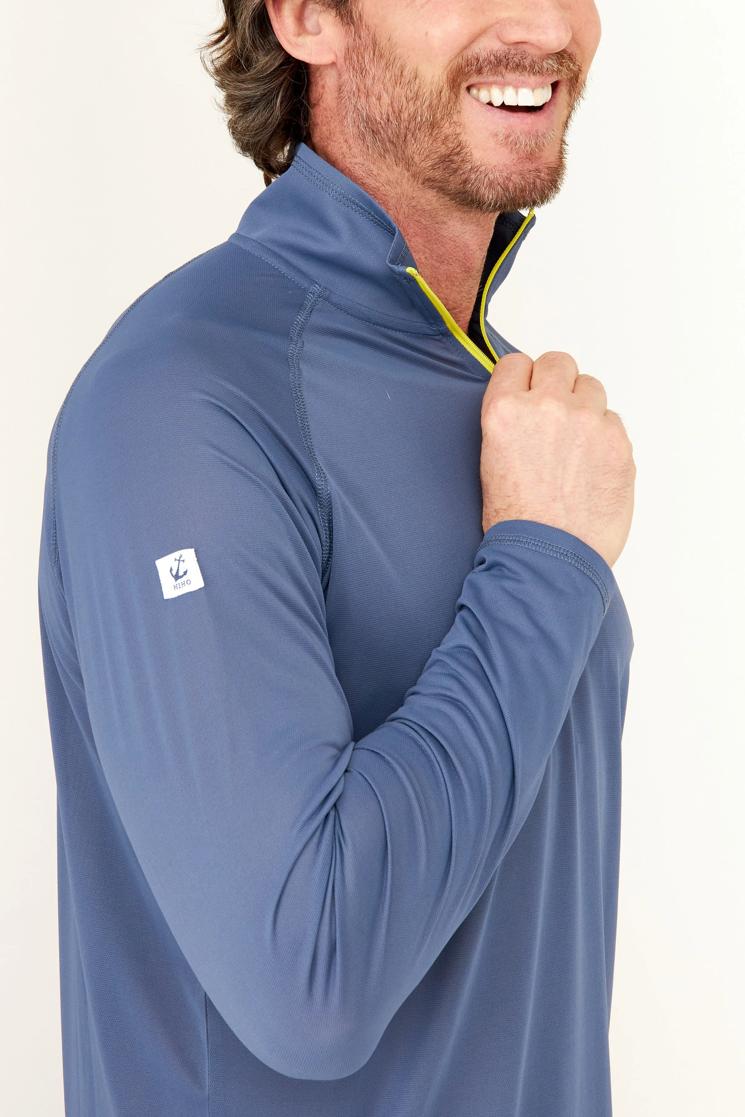 Zip Tech UPF50 Shirt - Vintage Indigo