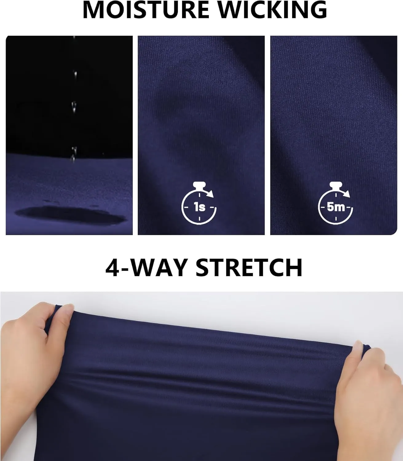 ZITY Men's Flag Golf Polo Shirts Short Sleeve Tactical Collared Shirt Men Outdoor Moisture Wicking Shirts